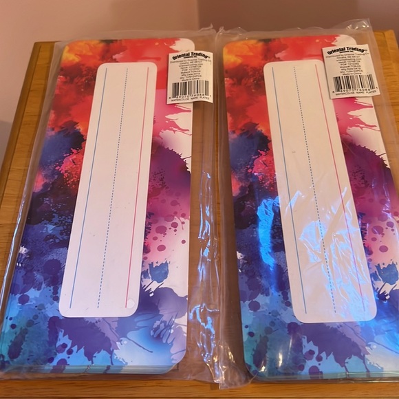 NWT unopened 2 sets nameplates, 2 sets classroom jobs, chalkboard sign - Picture 3 of 8